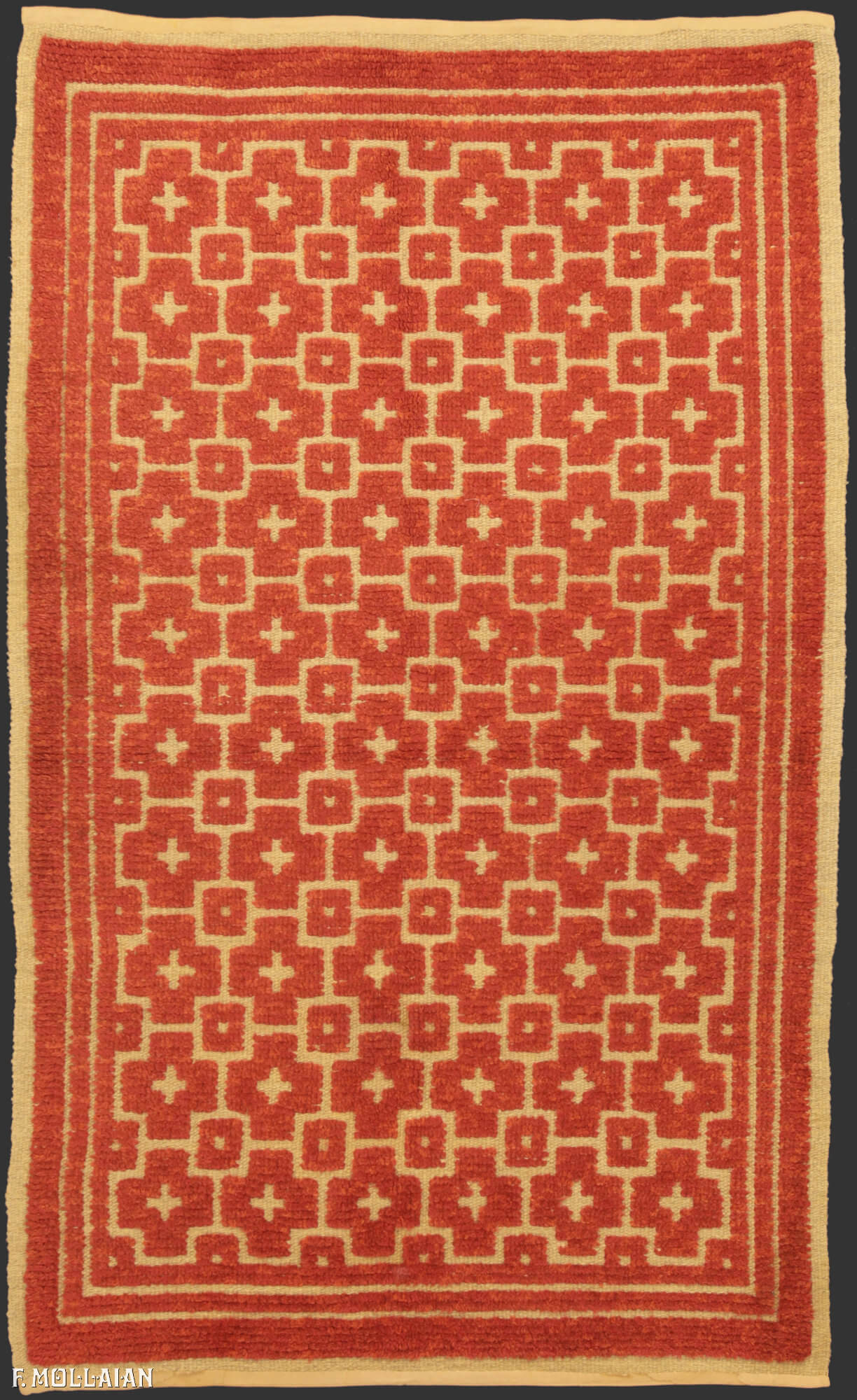 Semi-Antique Swedish Rya Rug n°:58898634